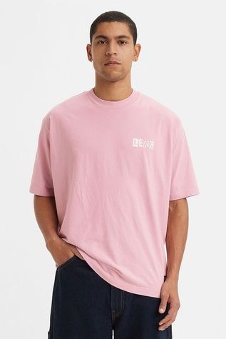 Футболка Levi's SKATE Graphic Box Рожевий L A1005 0014 A1005 0014 фото
