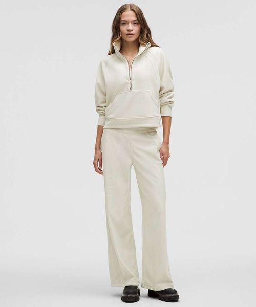 Спортивні штани Lululemon Scuba Mid-Rise Wide-Leg Білий L LW5GVAS LW5GVAS фото