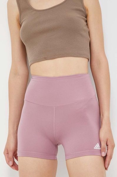 Шорти для йоги adidas Yoga Essentials High-Waisted Рожевий 2XS IJ9352 IJ9352 фото