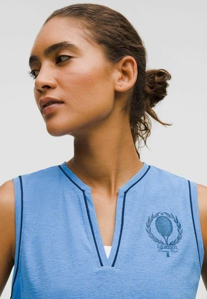 Тенісна майка Lululemon V-Neck Graphic W Блакитний XL LW1FRUS LW1FRUS фото