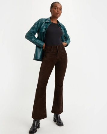 Штани Levi's 726&trade; High Rise Flare Коричневий W26L32 A34100022 A34100022 фото