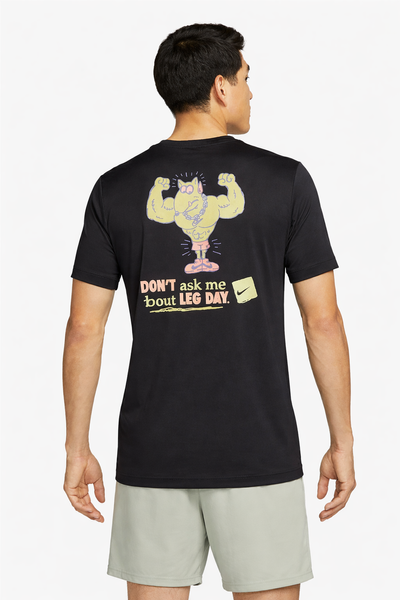 Футболка Nike Dri-Fit Fitness Чорний M FZ8044-010 FZ8044-010 фото