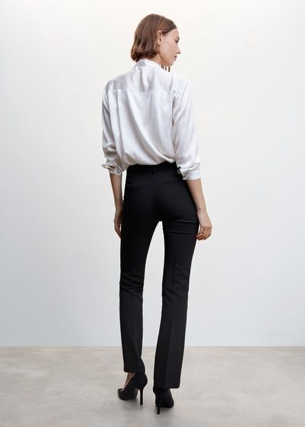 Штани MANGO Reyhan Чорний EUR38 37088629 37088629 фото