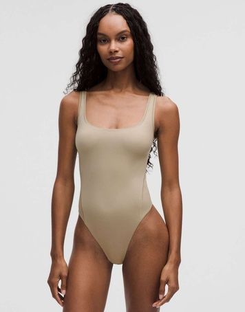 Боді Lululemon Wundermost Ultra-Soft Nulu Бежевий M LW1ES1S LW1ES1S SHOK фото