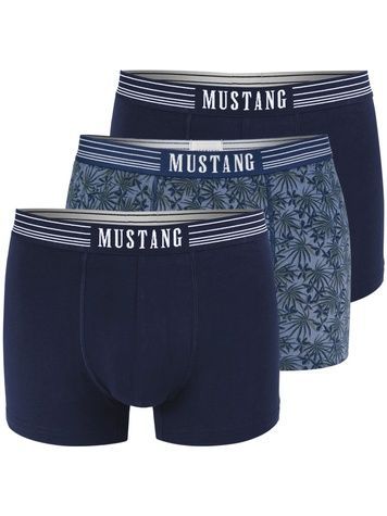Боксери Mustang 3-pack Retro Синій L 4156-1003 4156-1003 фото