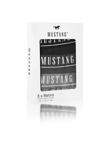 Боксери Mustang 3-pack Retro Синій L 4156-1003 4156-1003 фото