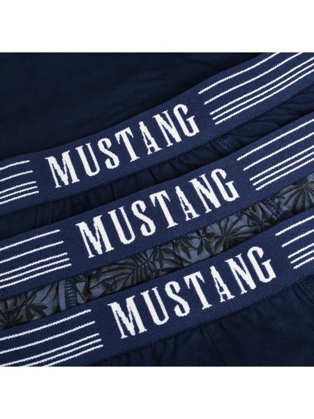 Боксери Mustang 3-pack Retro Синій L 4156-1003 4156-1003 фото