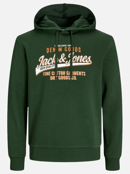 Худі Jack&Jones Logo Зелений 3XL 12255617 12255617 фото