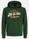 Худі Jack&Jones Logo Зелений 3XL 12255617 12255617 фото 2