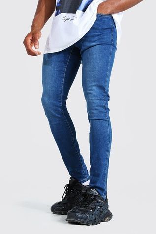 Джинси boohoo Super Skinny Stretch Синій 30 MZZ04612 MZZ04612 фото