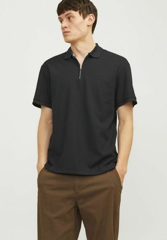 Футболка Jack&Jones Premium Johnny Polo Чорний L 12255578 12255578 фото