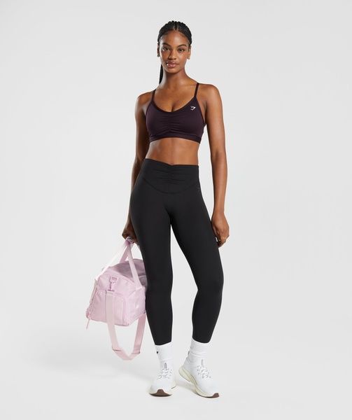 Топ Gymshark Ruched Sports Bra W Бордовий M B2A7A-NBZN B2A7A-NBZN фото