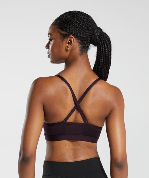 Топ Gymshark Ruched Sports Bra W Бордовий M B2A7A-NBZN B2A7A-NBZN фото