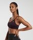 Топ Gymshark Ruched Sports Bra W Бордовий M B2A7A-NBZN B2A7A-NBZN фото 3