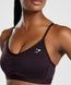 Топ Gymshark Ruched Sports Bra W Бордовий M B2A7A-NBZN B2A7A-NBZN фото 5