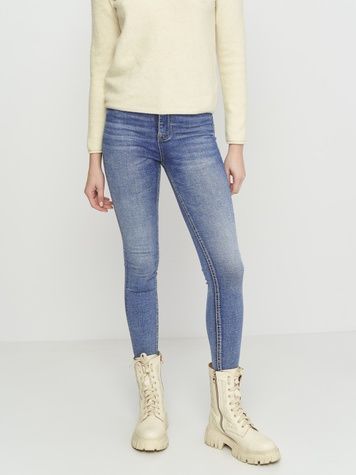 Джинси Stradivarius Super High Waist Skinny Синій EUR38 1450/026/701 1450/026/701 фото