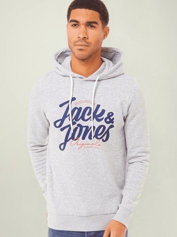 Худі Jack&Jones List Сірий S 12228431 12228431 фото