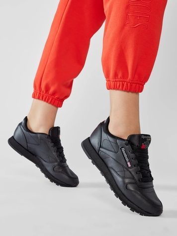 Кросівки Reebok Classic Leather W Чорний 39 3912 3912 фото