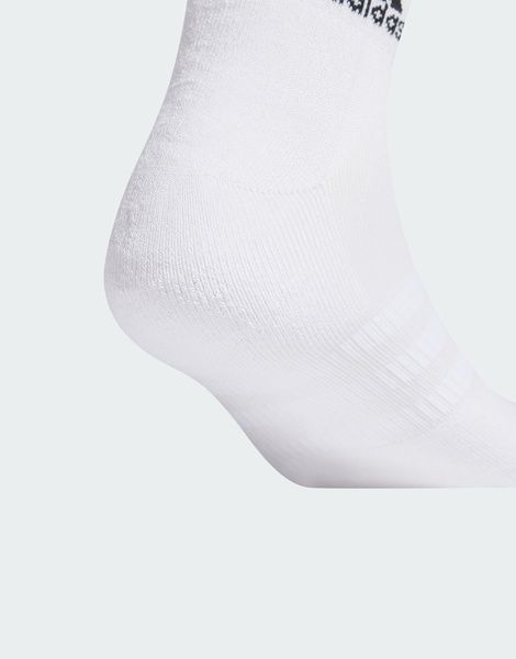 Три пари шкарпеток adidas Cushioned Sportswear Ankle Білий 40-42 HT3441 HT3441 фото