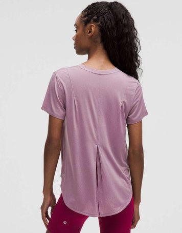 Футболка для тренувань Lululemon Lightweight Split-Back W Фіолетовий M LW3IK5S LW3IK5S LVLX фото