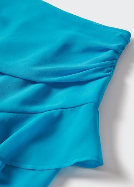 Спідниця MANGO Ruffled Draped Синій XS 37021302 37021302 фото
