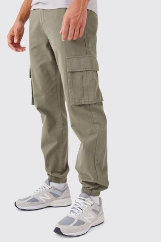 Штани Boohoo Fixed Waist Cargo Хакі XS BMM68430 BMM68430 фото