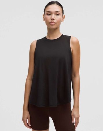 Майка для тренування Lululemon Lightweight Split-Back W Чорний M LW1FAUS  LW1FAUS BLK фото