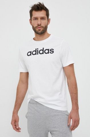 Футболка adidas Linear Embroidered Logo Білий L IC9276 IC9276 фото