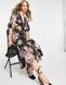 Атласна сукня ASOS DESIGN Pleated Waist Detail Чорний EU40/L 109174109 109174109 фото 4
