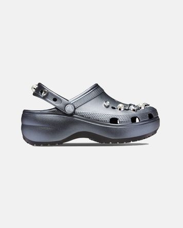 Шльопанці Crocs Classic Platform Crystal Pearls Сірий 42-43 208342-001 208342-001 фото