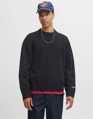 Джемпер Jack&Jones Norrebro Чорний XL 12282728 12282728 фото