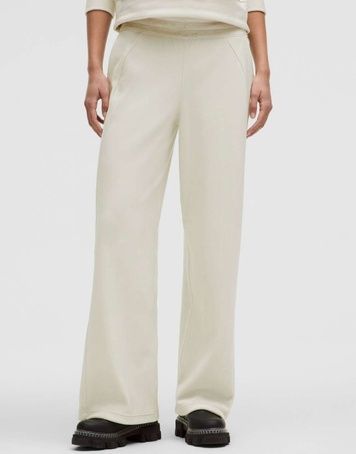 Спортивні штани Lululemon Scuba Mid-Rise Wide-Leg Білий L LW5GVAS LW5GVAS фото