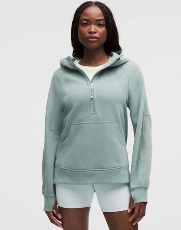 Худі Lululemon Scuba Oversized Half-Zip W Блакитний M/L LW3JFRS LW3JFRS фото