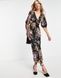 Атласна сукня ASOS DESIGN Pleated Waist Detail Чорний EU40/L 109174109 109174109 фото 1