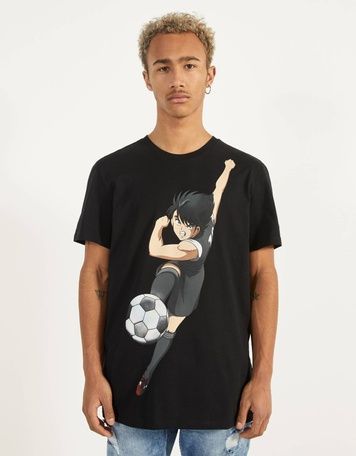 Футболка Bershka Kojiro 10 Чорний M 2376/309 2376/309 фото
