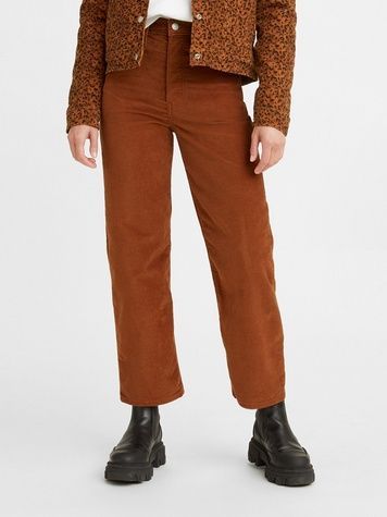 Штани Levi's Ribcage Straight Ankle Коричневий W24L27 726930112 726930112 фото