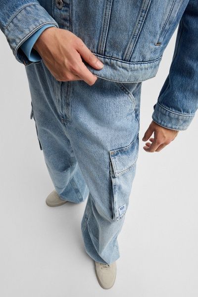 Джинси HUGO Cargo-Pocket Блакитний L 50534877 439 50534877 439 фото