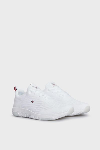 Кросівки Tommy Hilfiger Сorporate Knit Rib Runner Білий 44 FM0FM02838 FM0FM02838-WHITE фото