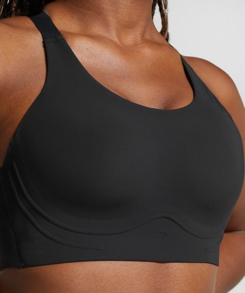 Топ Gymshark Cross Back Sports W Чорний L B5A5J-BBBB B5A5J-BBBB фото
