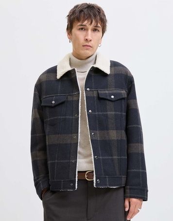 Куртка-тракер Jack&Jones Blutexas Wool Blend Синій L 12281109 12281109 фото