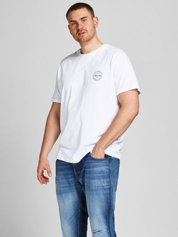 Футболка Jack&Jones Shark Plus Size Білий 6XL 12205286 12205286 фото