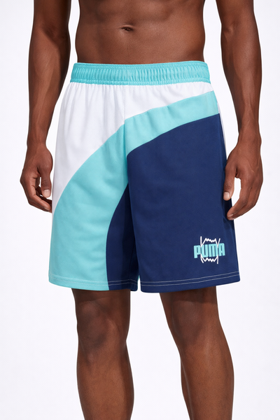 Шорти PUMA Flare Basketball Блакитний M 530491 04 530491 04 фото
