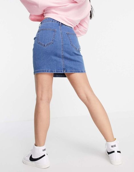 Джинсова спідниця DTT Petite Clara High Waisted Синій EU36 11791245 11791245 фото