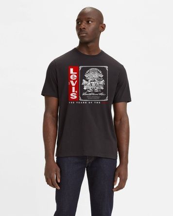 Футболка Levi's Relaxed Fit Чорний L 161431221 161431221 фото