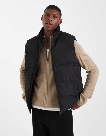 Безрукавка Jack&Jones Essentials Soho Collar Чорний S 12278751 12278751 фото