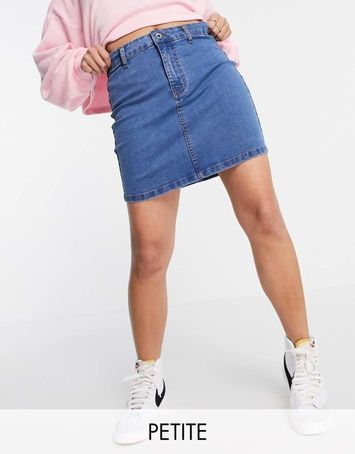 Джинсова спідниця DTT Petite Clara High Waisted Синій EU38 11791245 11791245 фото