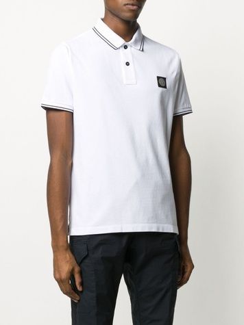 Футболка поло Stone Island Білий L 101522S18 V0010 101522S18 фото