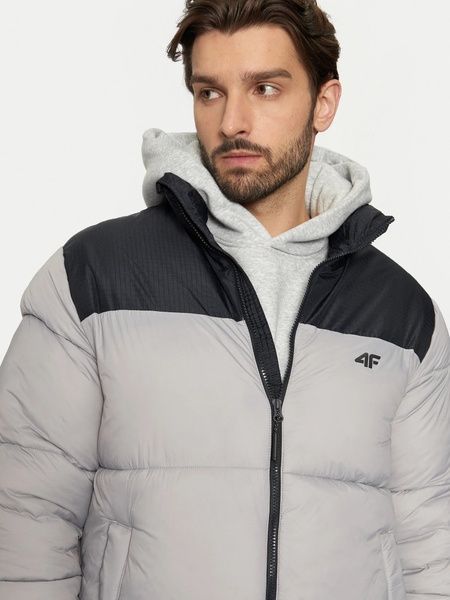 Утеплена куртка 4F Down Jacket M485 Сірий XL 4FWAW24TDJAM485-25S 4FWAW24TDJAM485-25S фото
