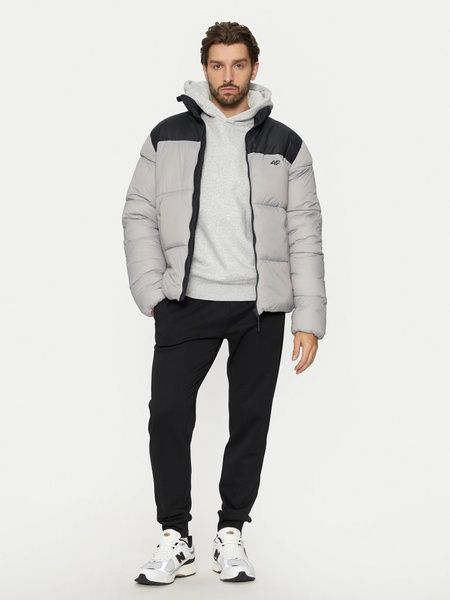 Утеплена куртка 4F Down Jacket M485 Сірий XL 4FWAW24TDJAM485-25S 4FWAW24TDJAM485-25S фото