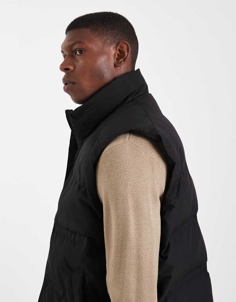 Безрукавка Jack&Jones Essentials Soho Collar Чорний S 12278751 12278751 фото
